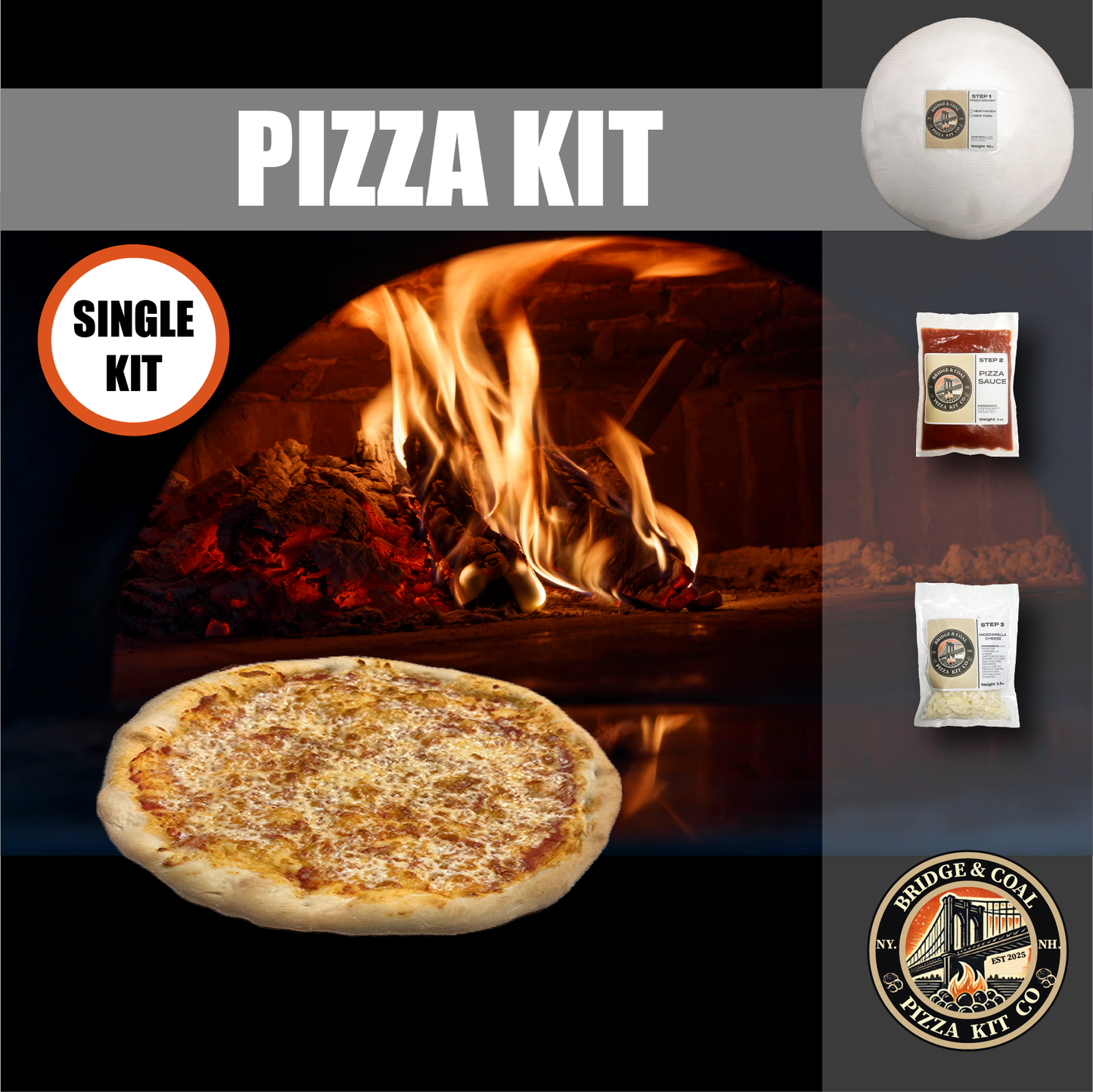 Bridge & Coal Single Pizza Kits