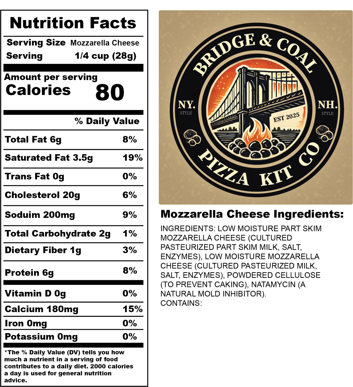 Bridge & Coal Pizza Kits 5PK