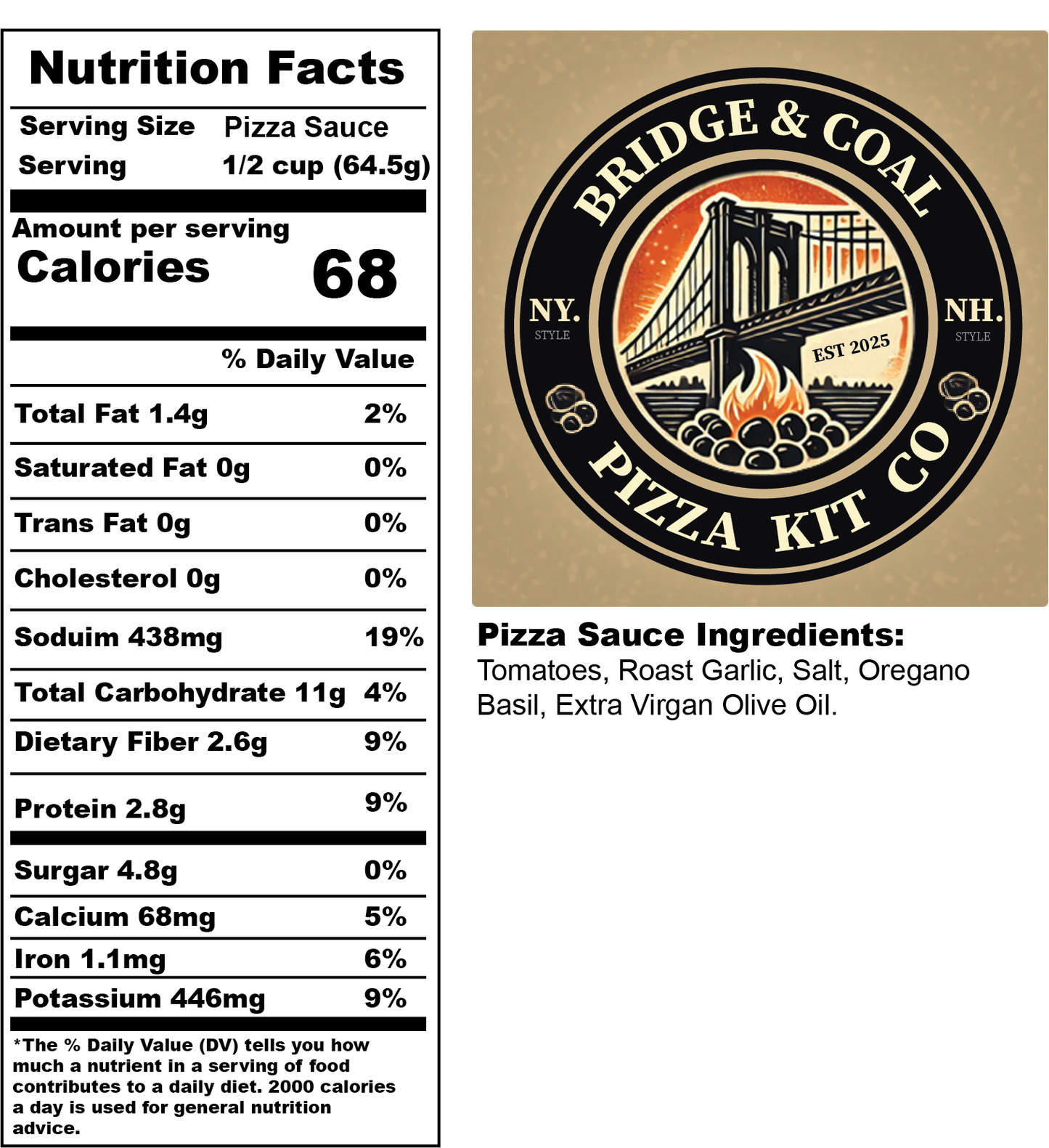 Bridge & Coal Pizza Kits 5PK